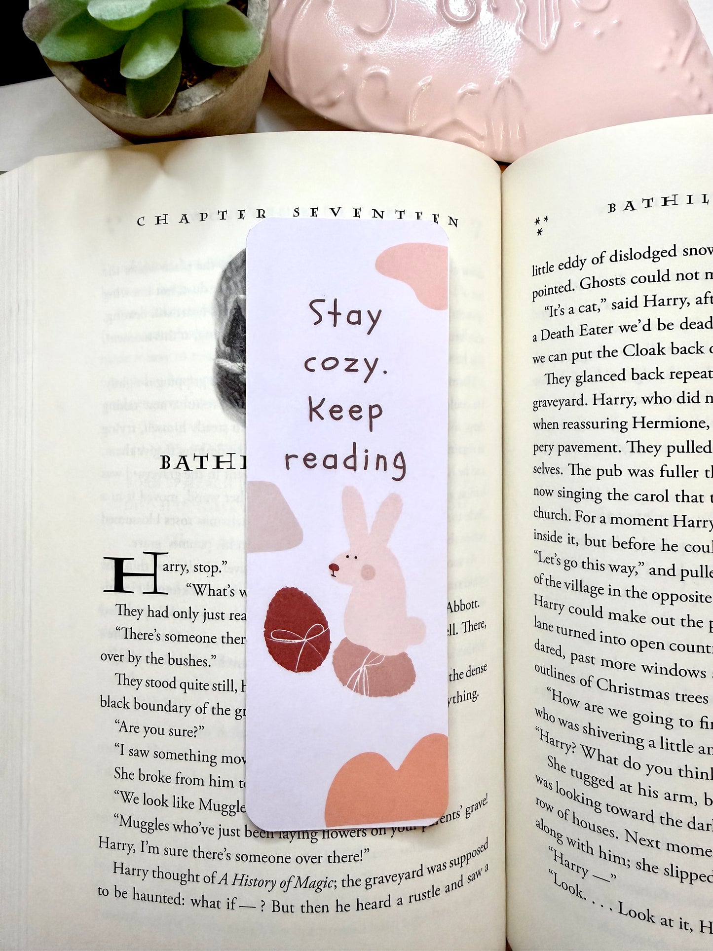 Stay cozy, keep reading bookmark