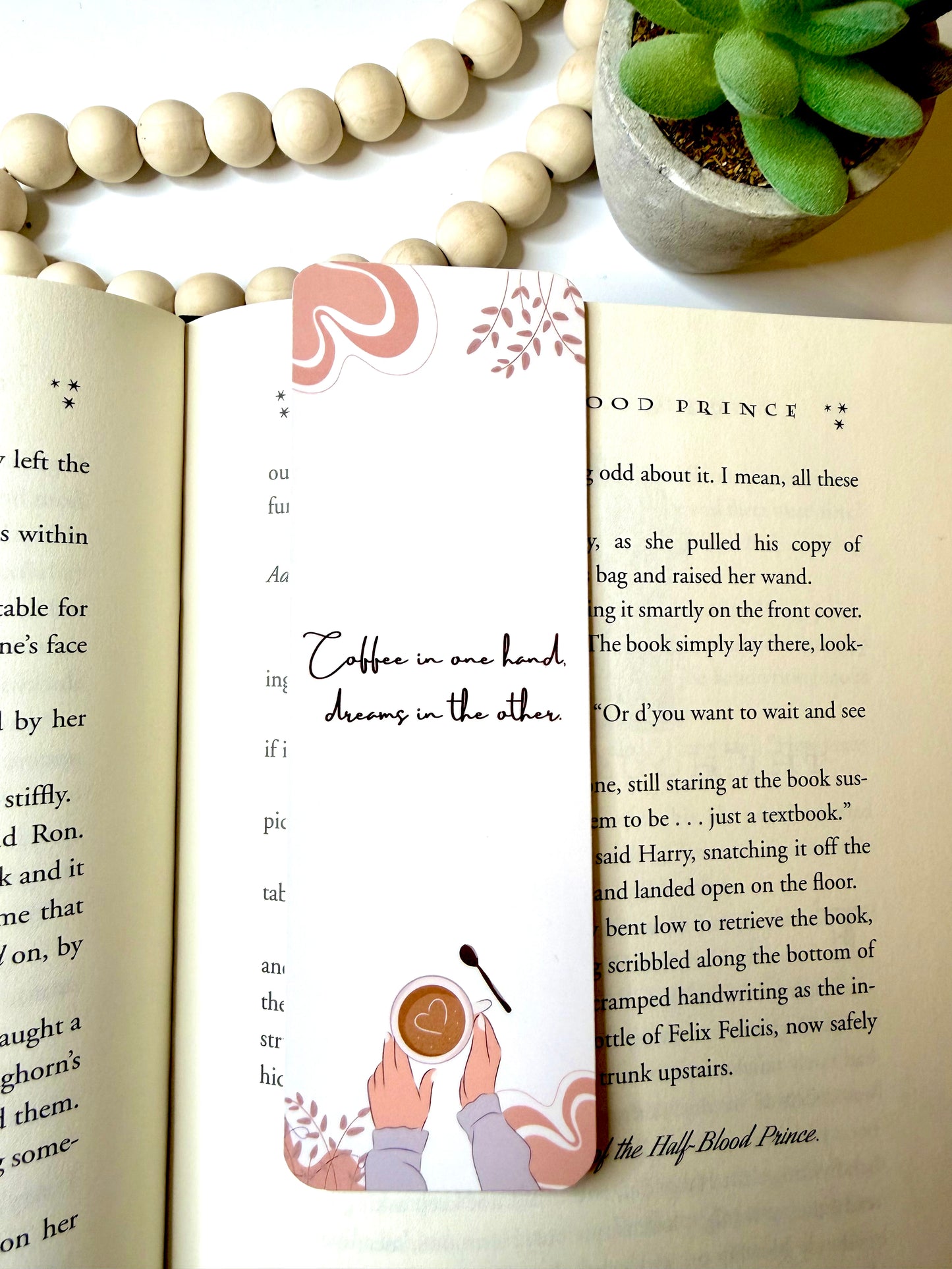 Coffee and dreams bookmark