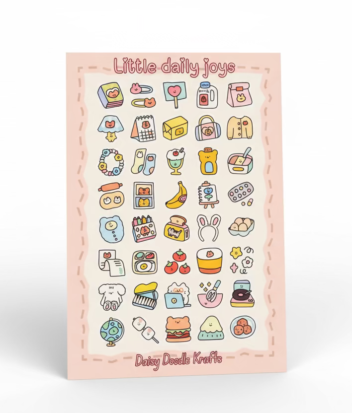 Little daily joys sticker sheet