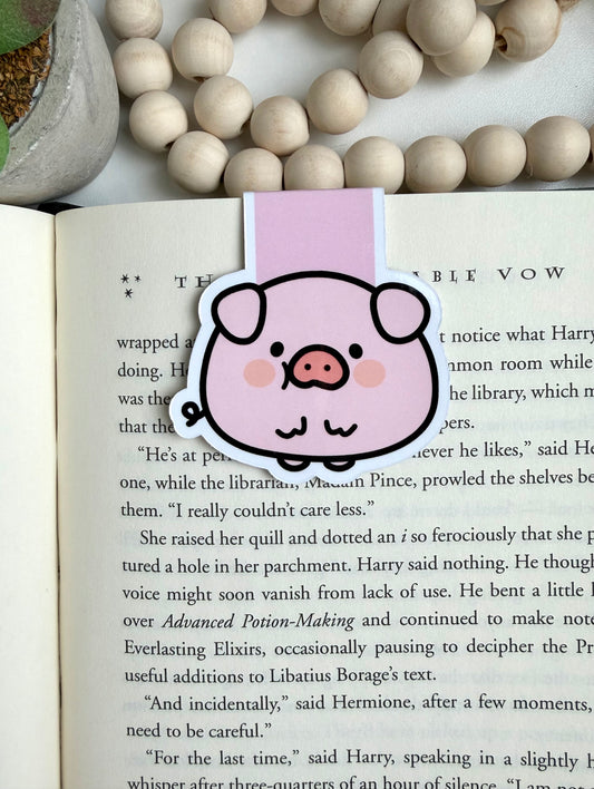 Peppy pig magnetic bookmark