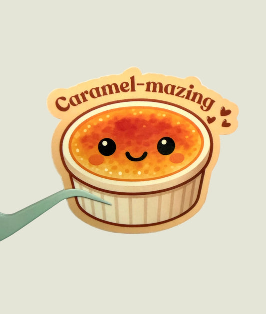 Caramel-mazing sticker