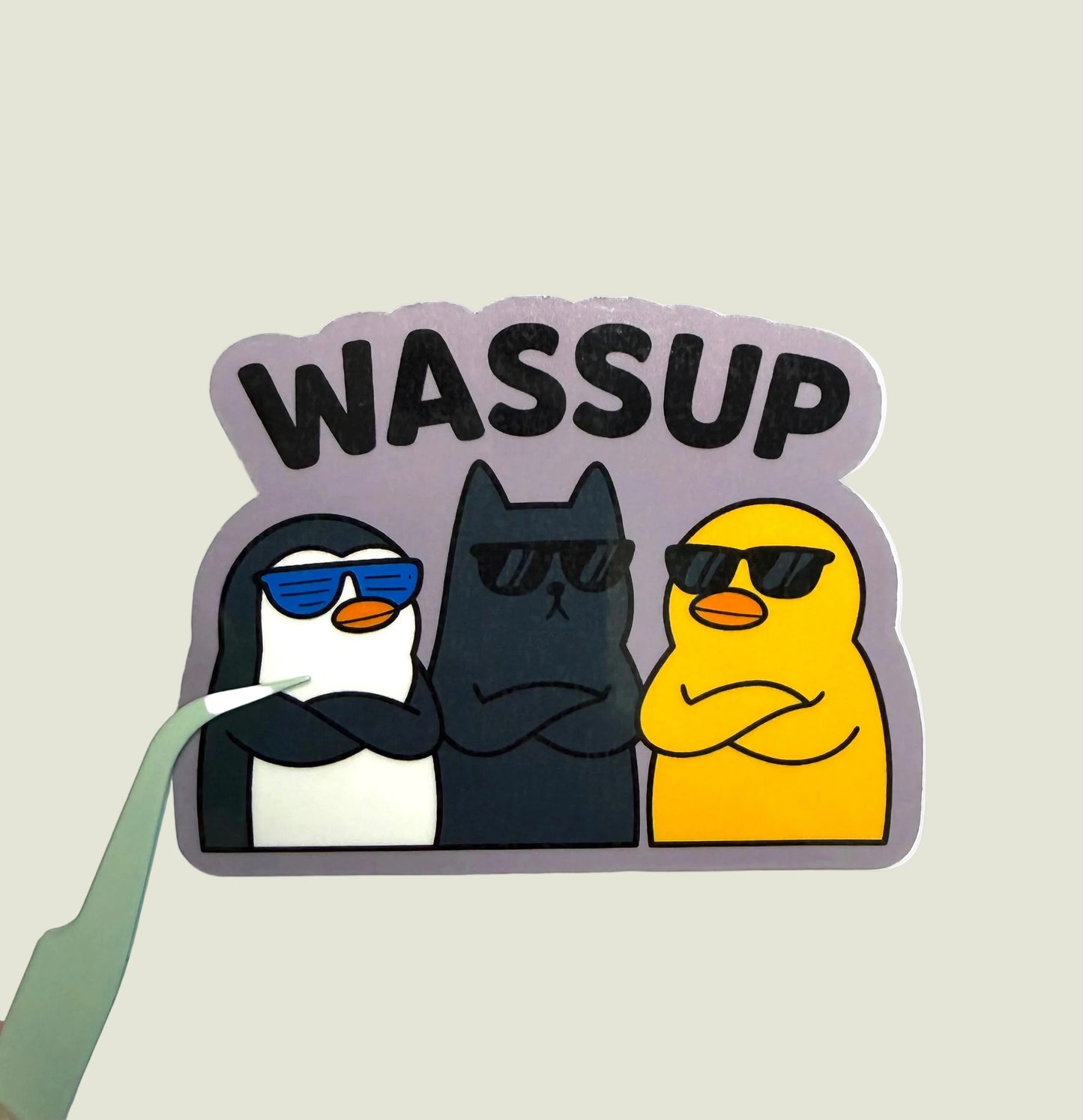 Wassup sticker