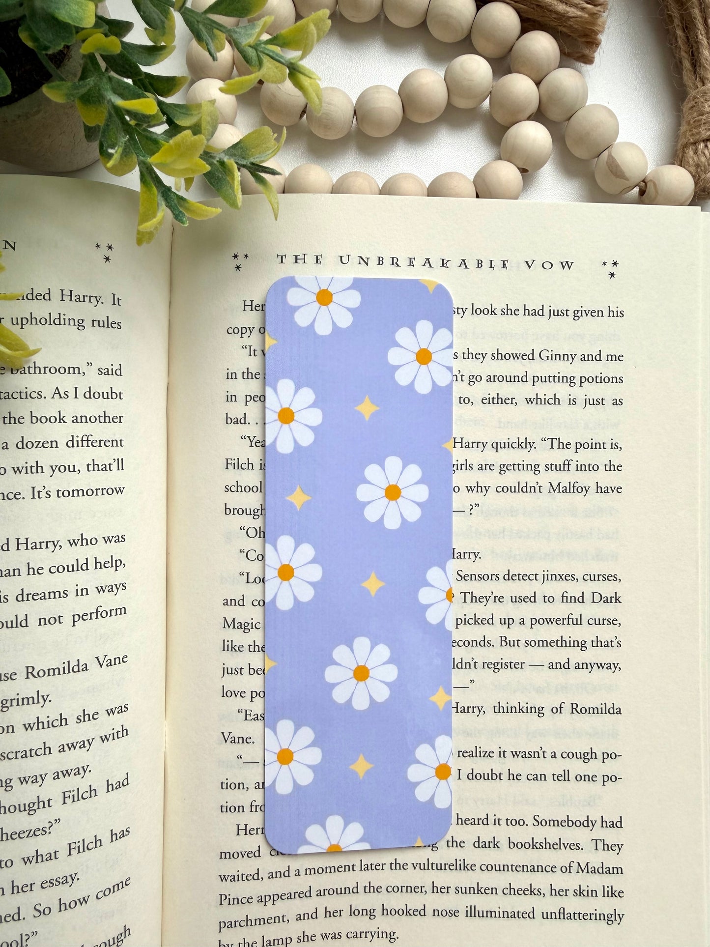 Purple bloom bookmark