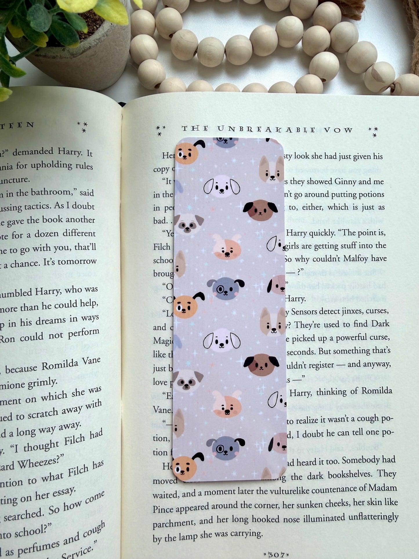 Dog lovers bookmark