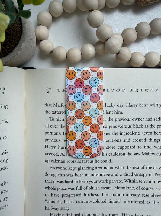 Smileys holographic magnetic bookmark