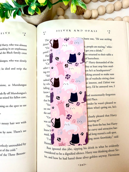 Purrfect Pastel Cats bookmark