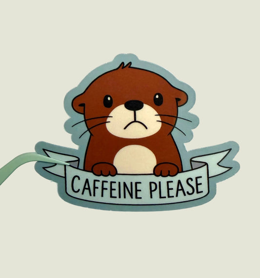 Caffeine please sticker