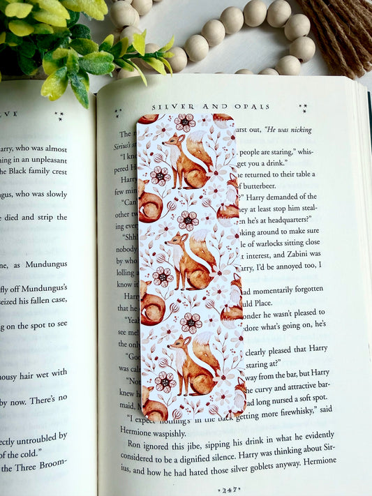 Autumn Fox Tale bookmark