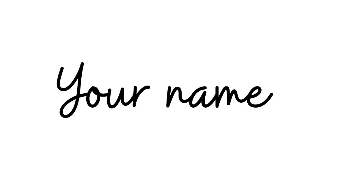 Personalized name glass cup