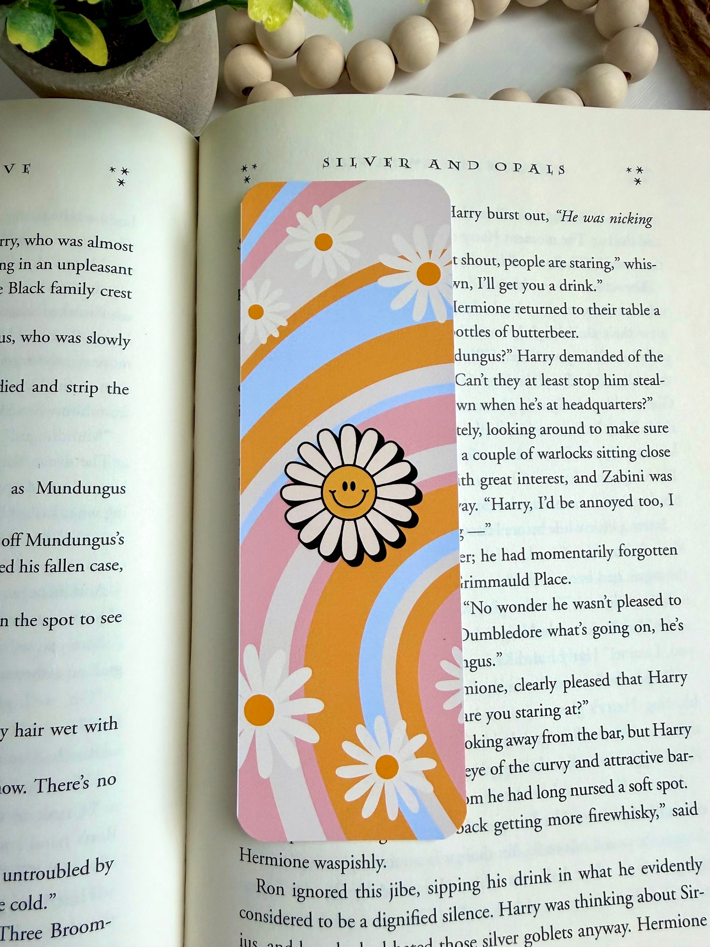 Smiley Daisy Bookmark