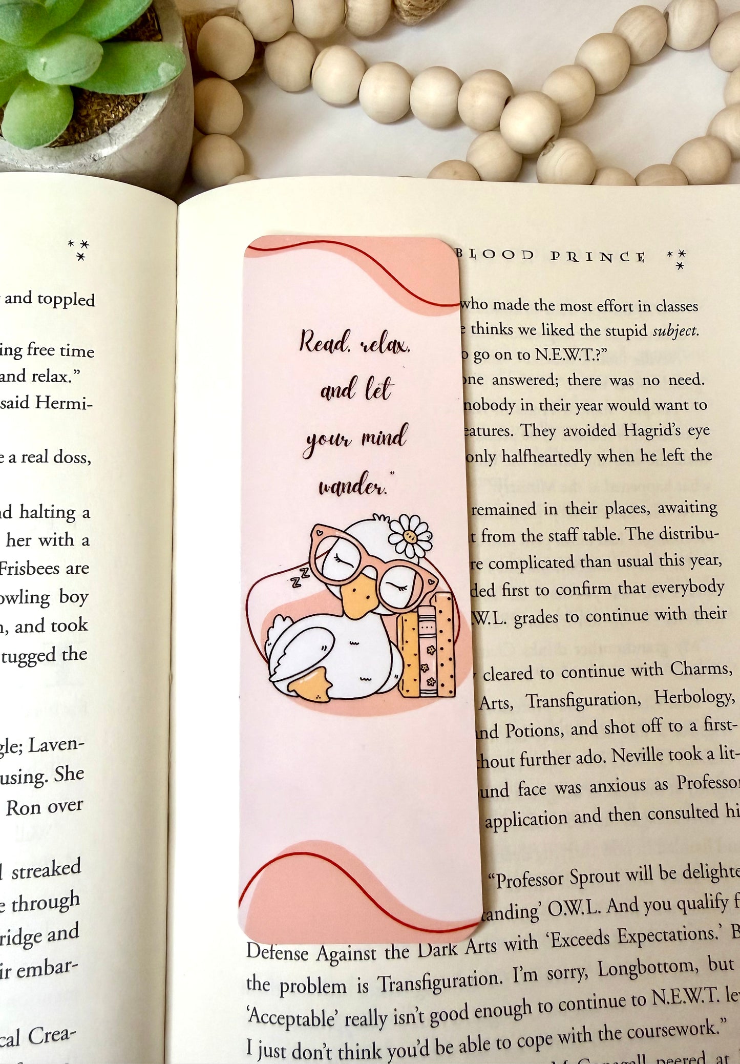 Let your mind wander bookmark