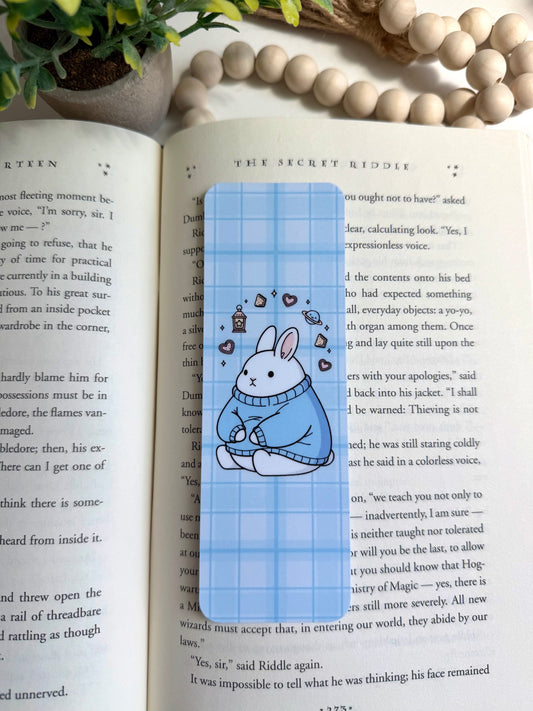 Snuggle bunny bookmark