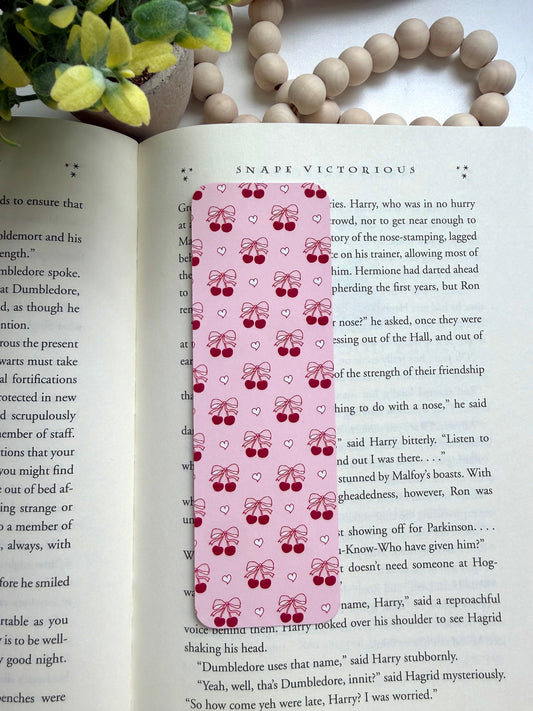 Sweet cherry bookmark