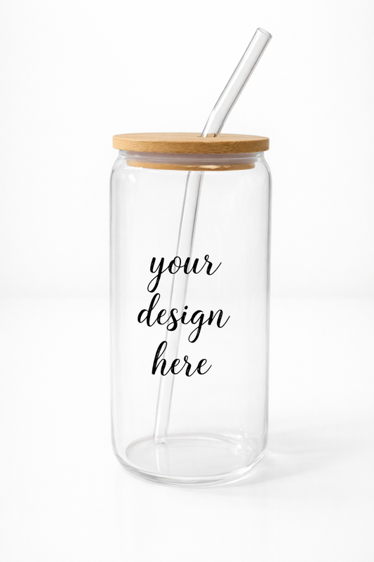 Personalized design glass cup