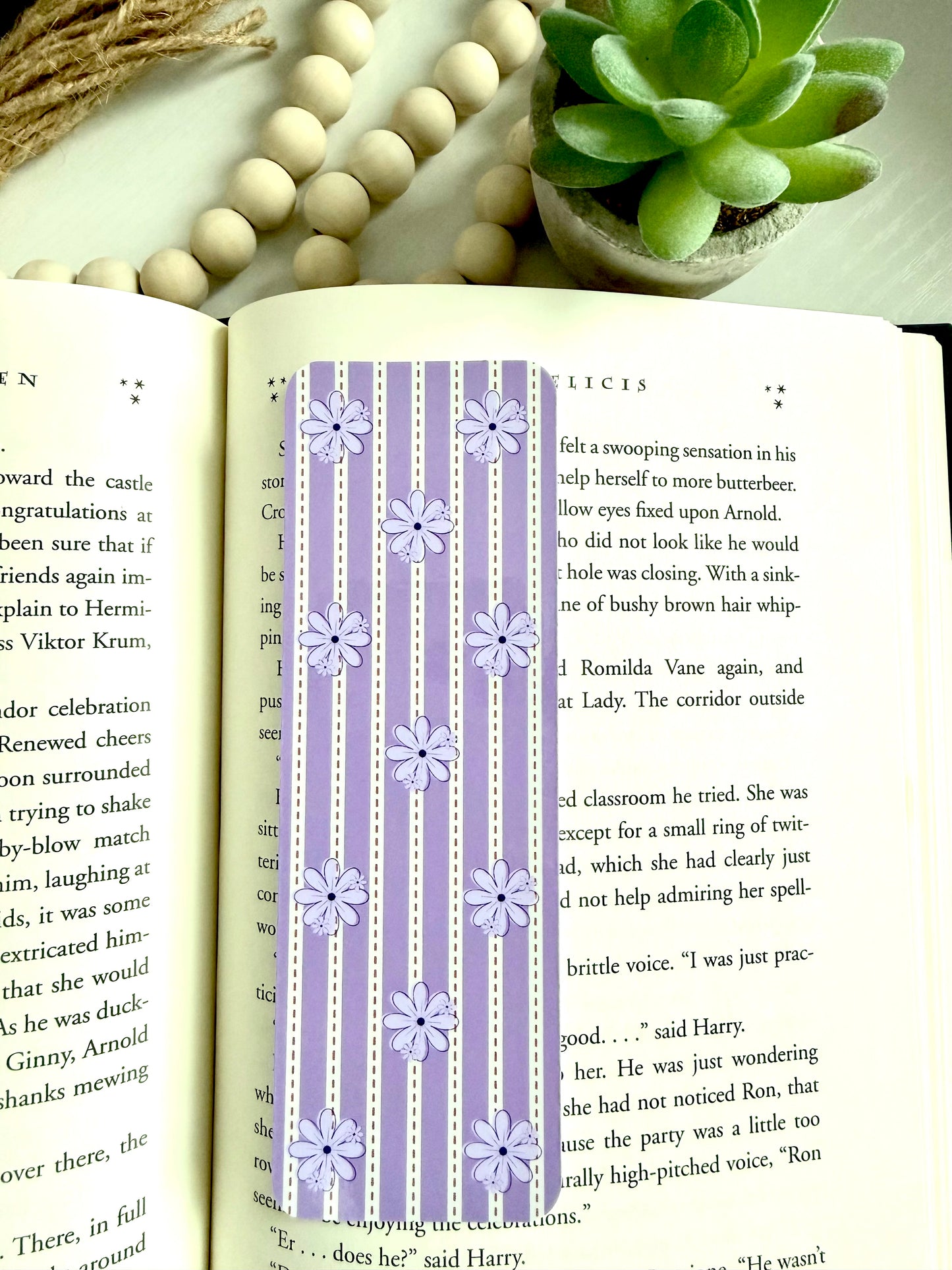 Lilac dreams bookmark