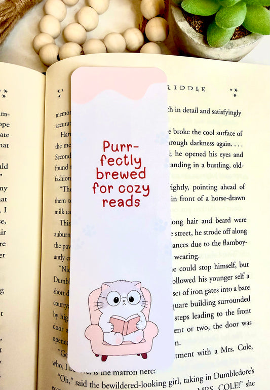 Purr-fectly bookmark