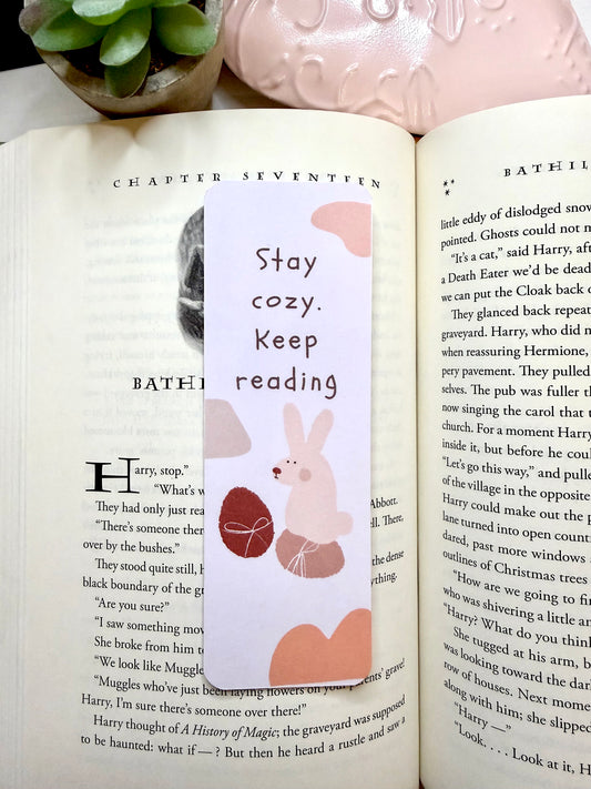 Stay cozy, keep reading bookmark