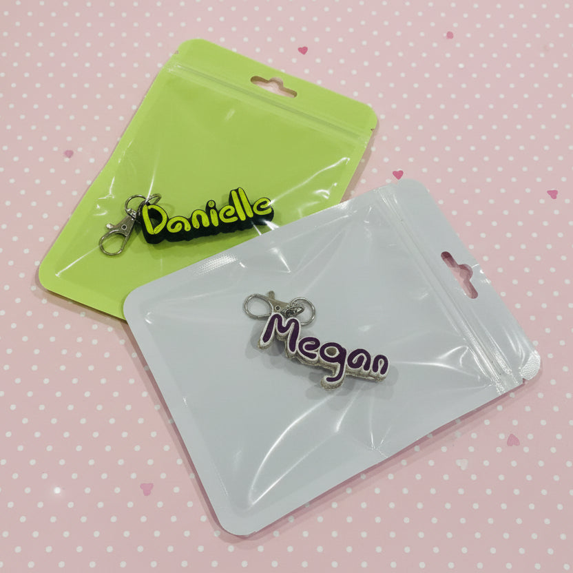 Handmade ribbon keychain