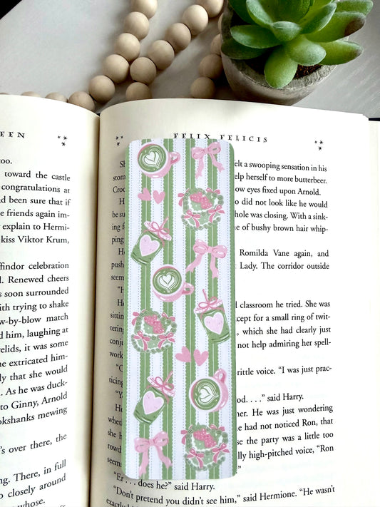 Matcha Love Stripes bookmark