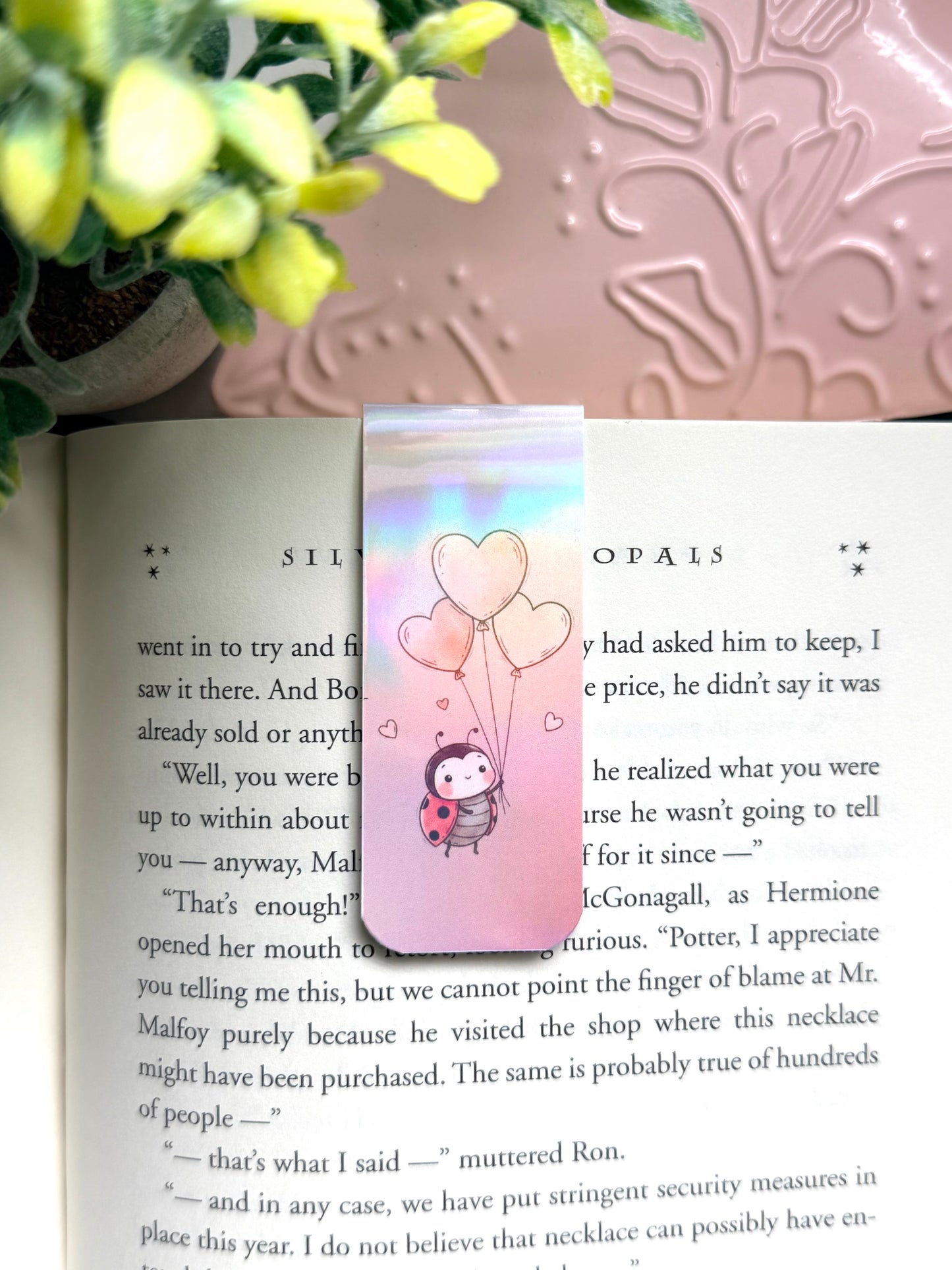 Lovebug Lift-Off holographic magnetic bookmark