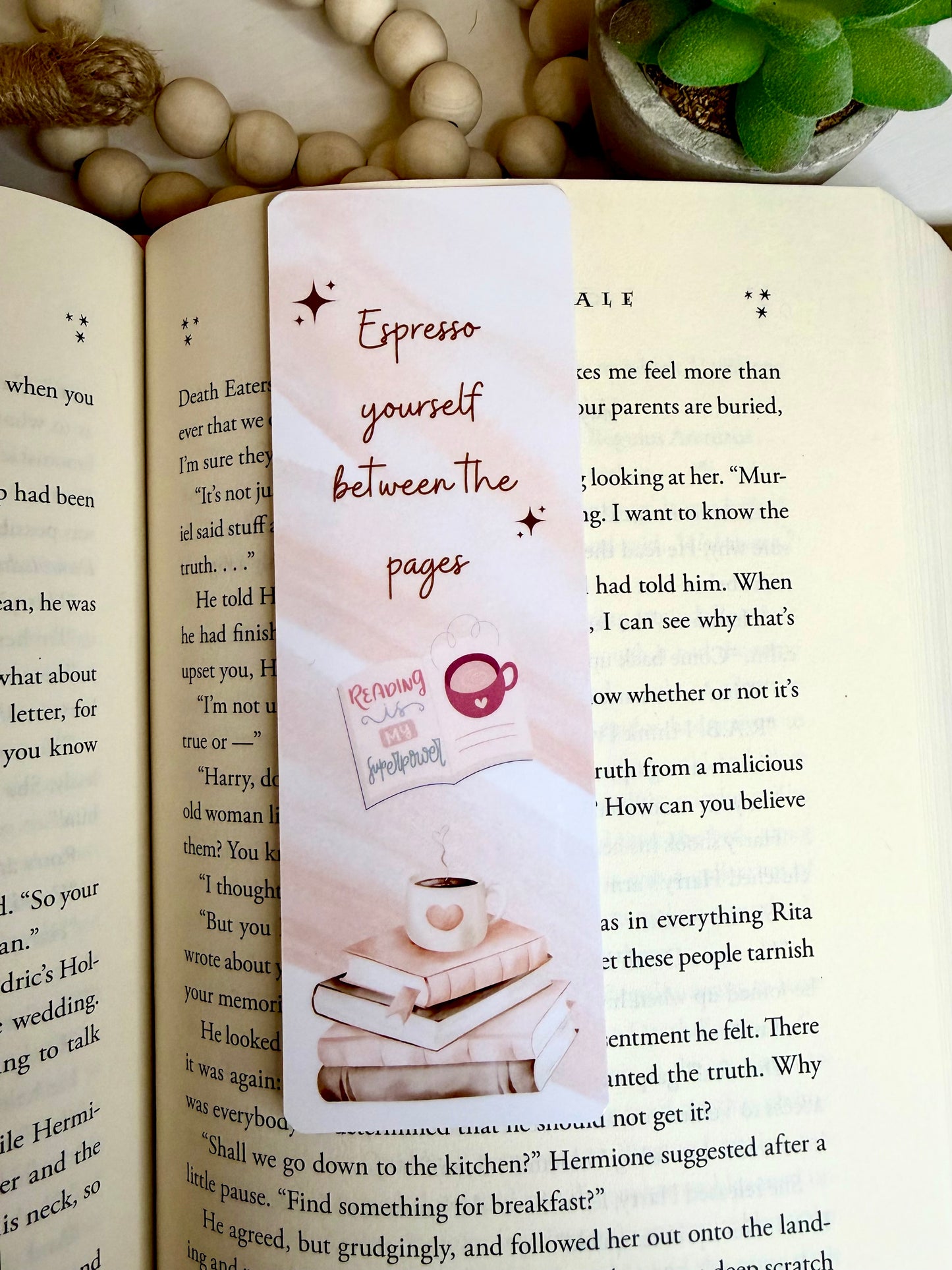 Espresso yourself bookmark