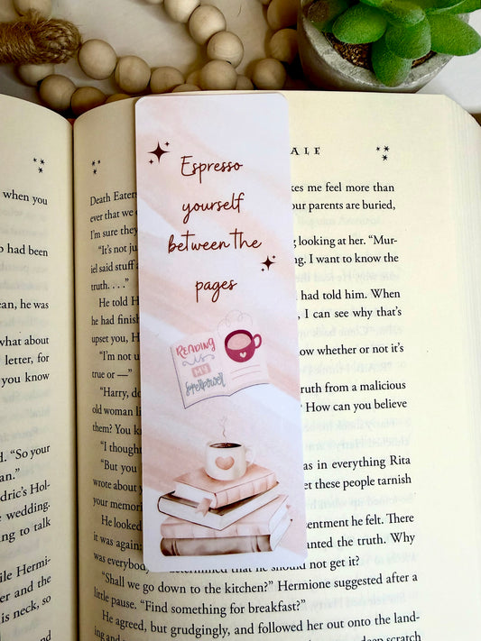 Espresso yourself bookmark