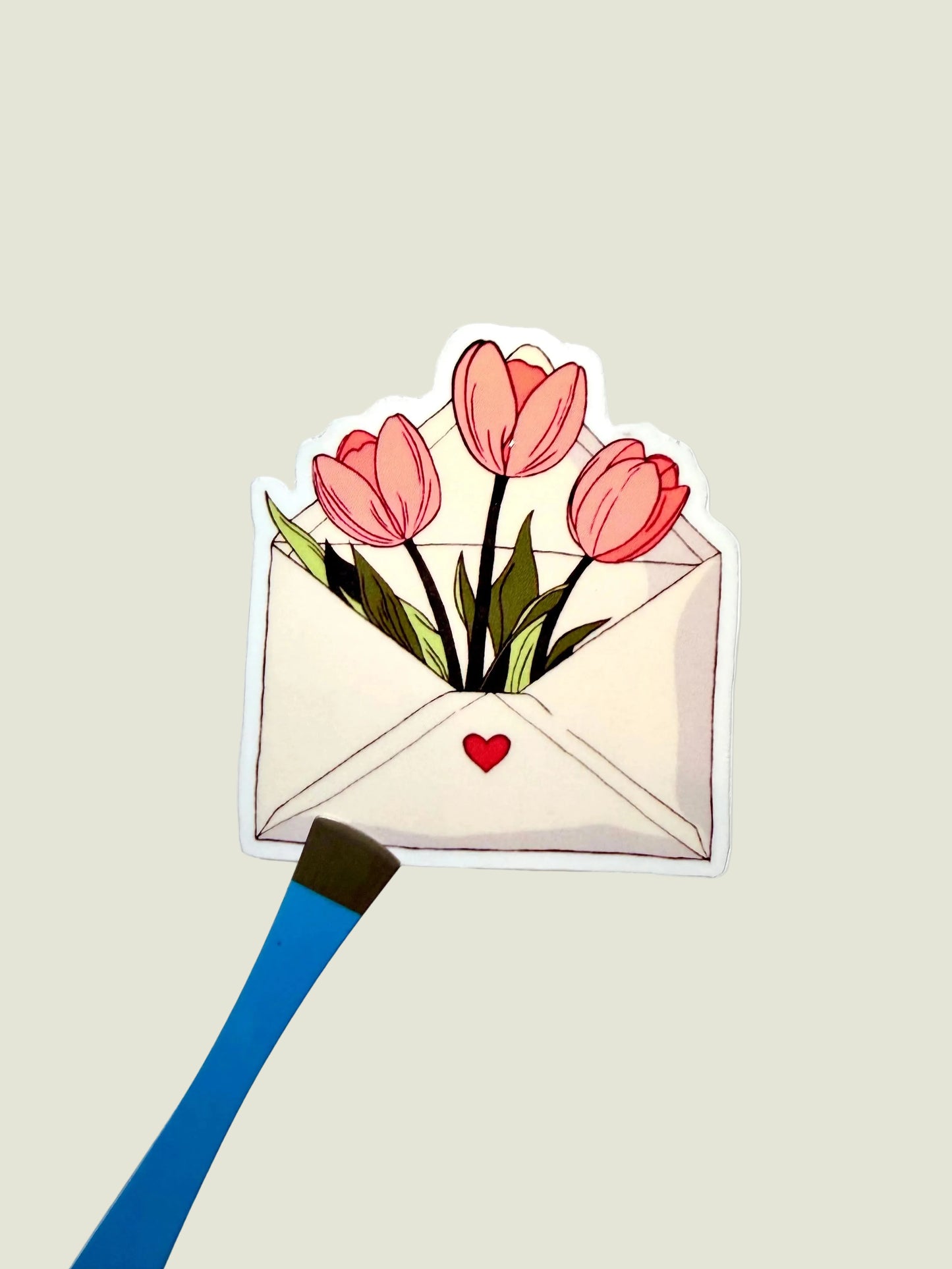 Bloom mail holographic sticker