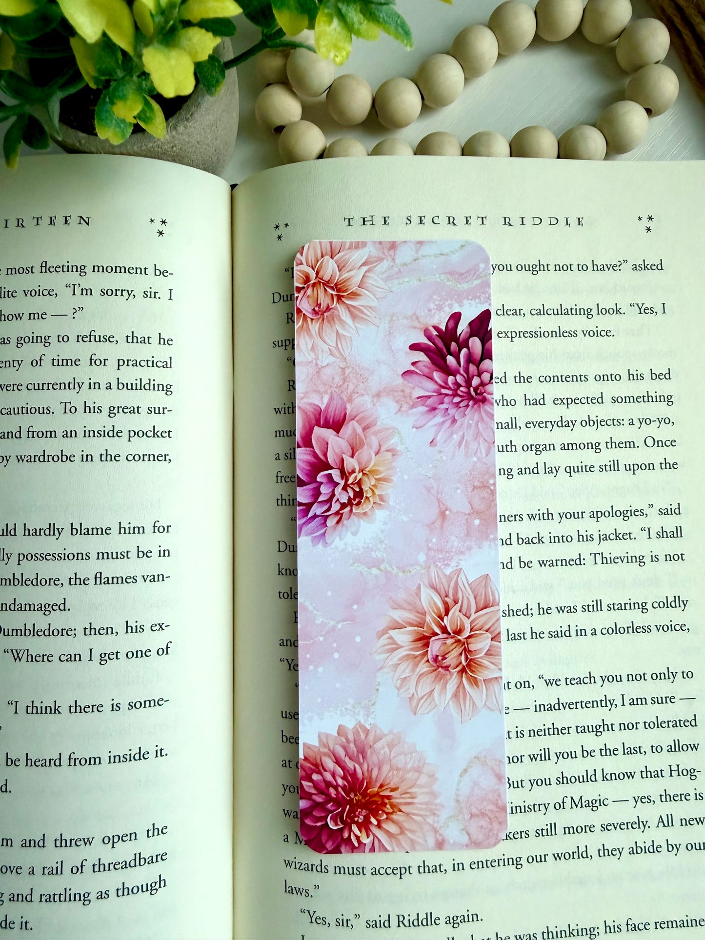 Blush Blossom Bookmark