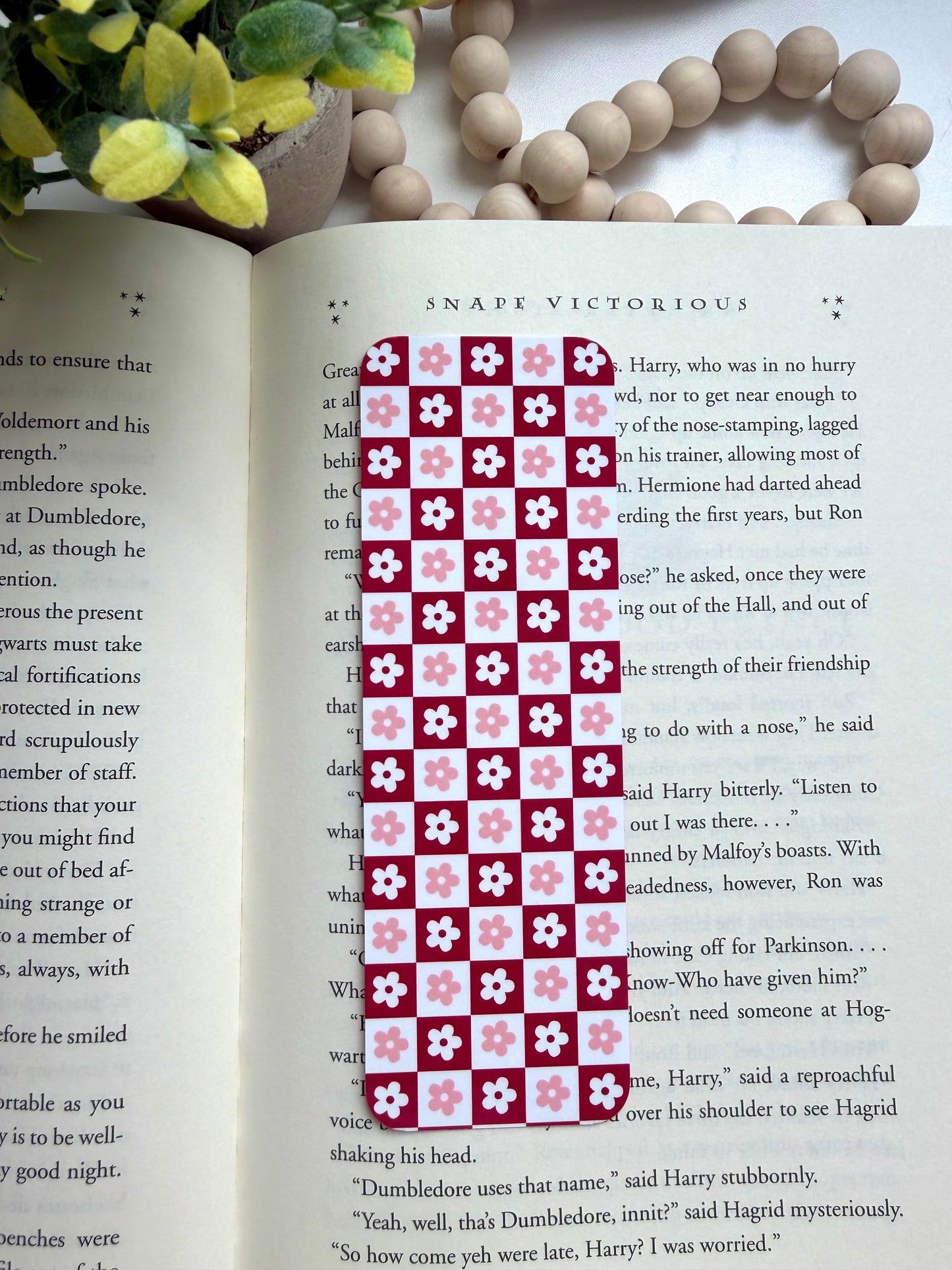 Eternal flowers bookmark