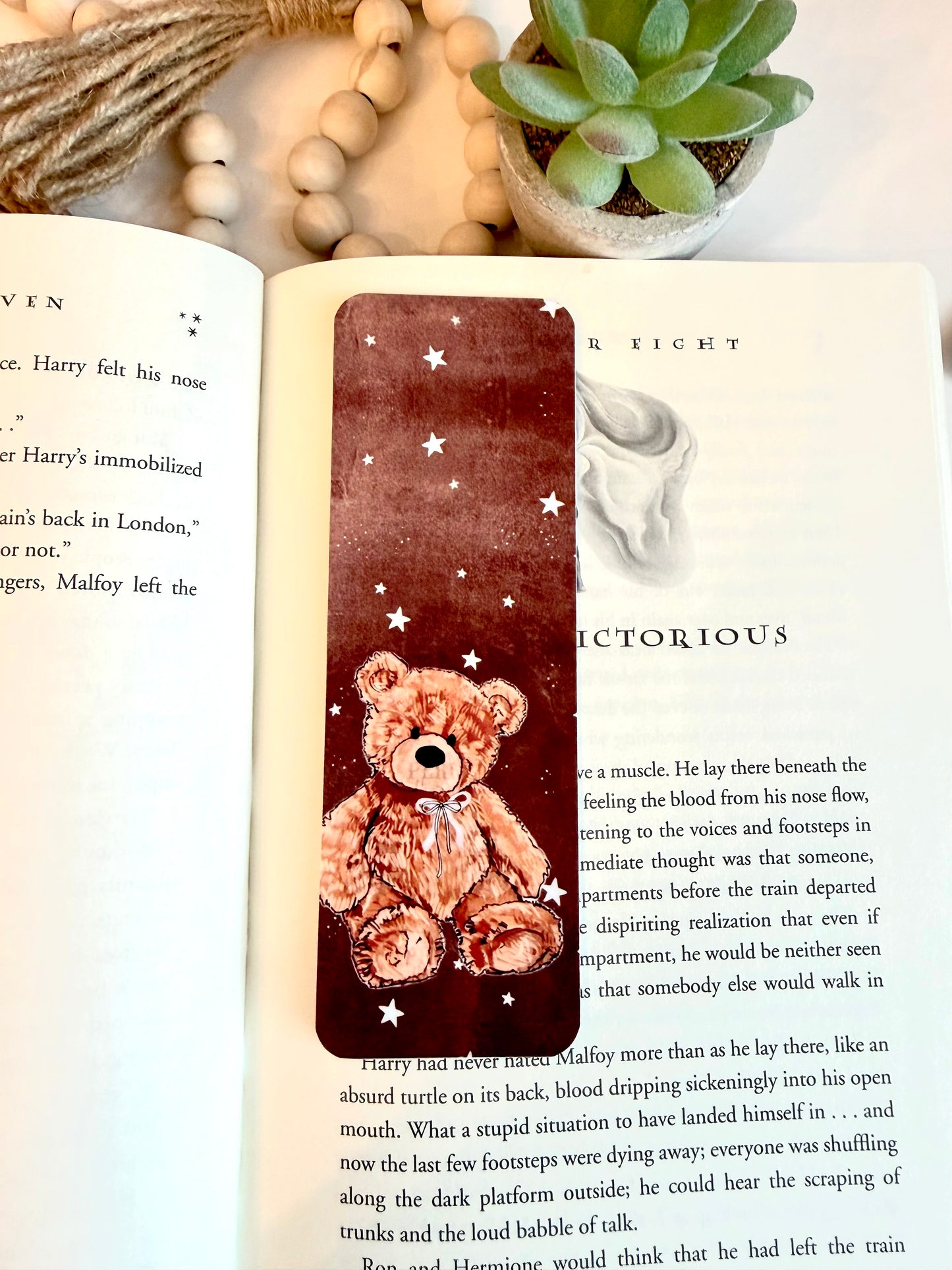Teddy bear bookmark