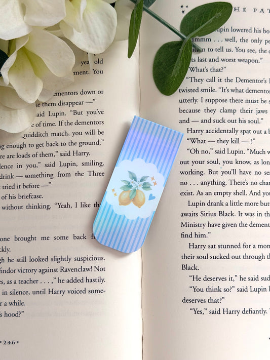 Lemon drop dreams holo magnetic bookmark