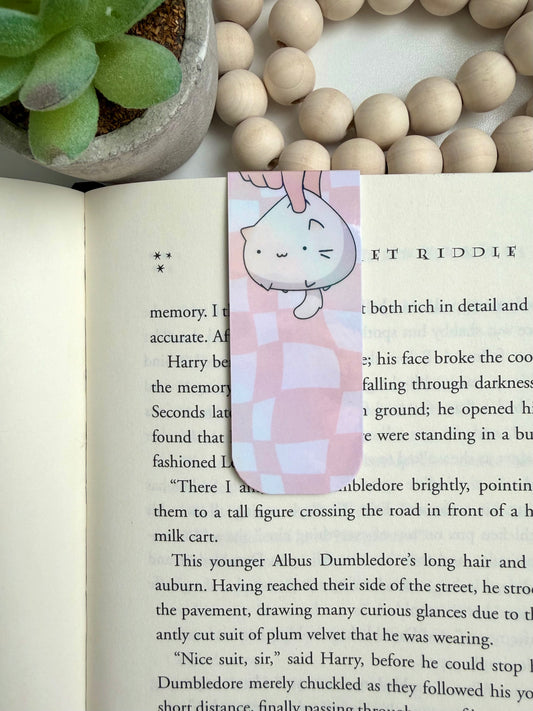 Kitty bao holographic magnetic bookmark