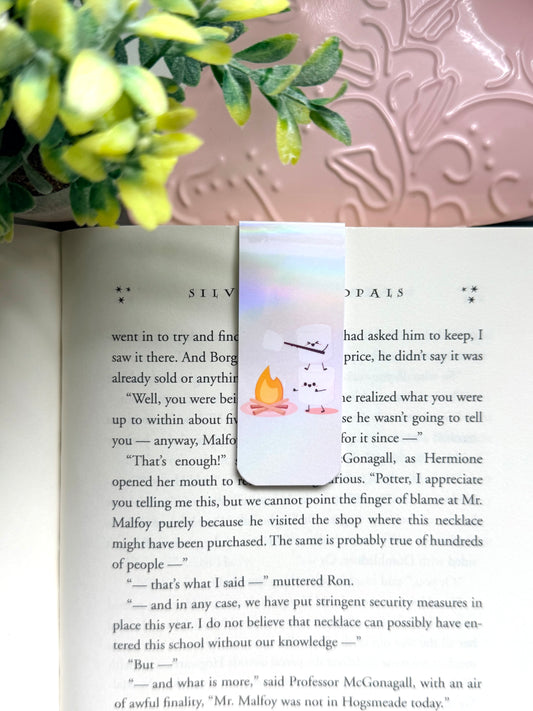 Mashi mallow holographic magnetic bookmark