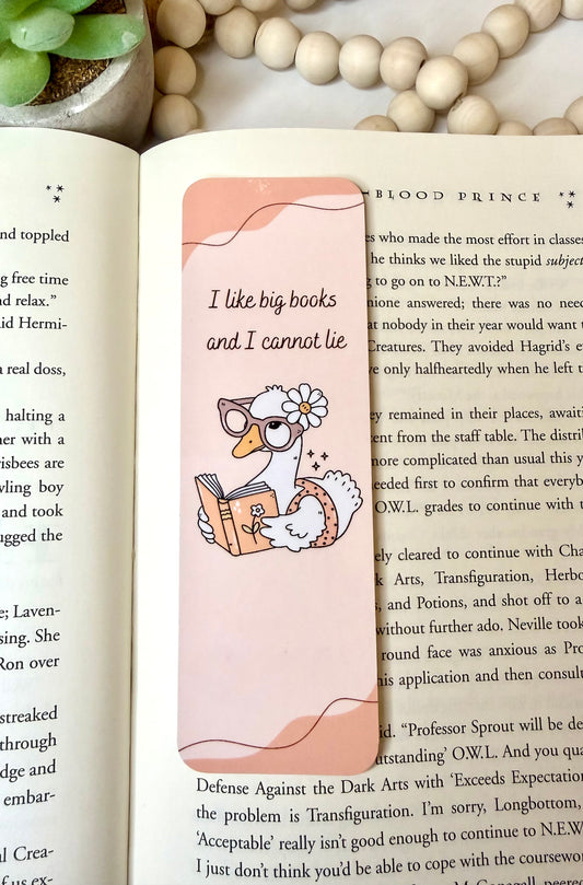 I like big books bookmark
