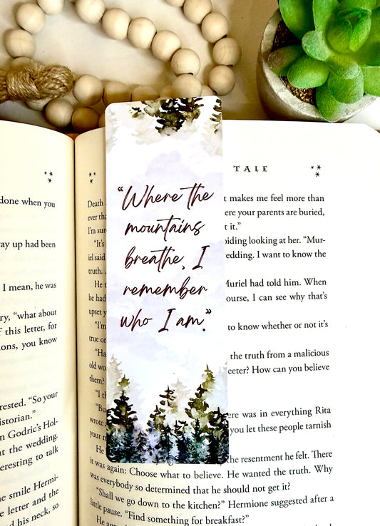 Who I am bookmark