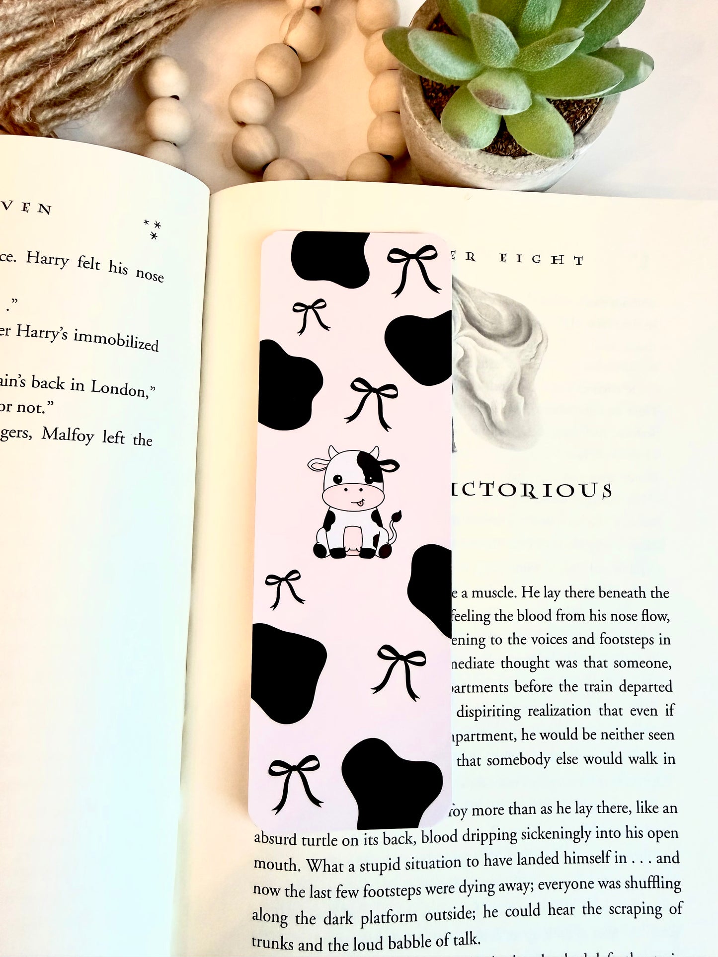 Milky moo bookmark