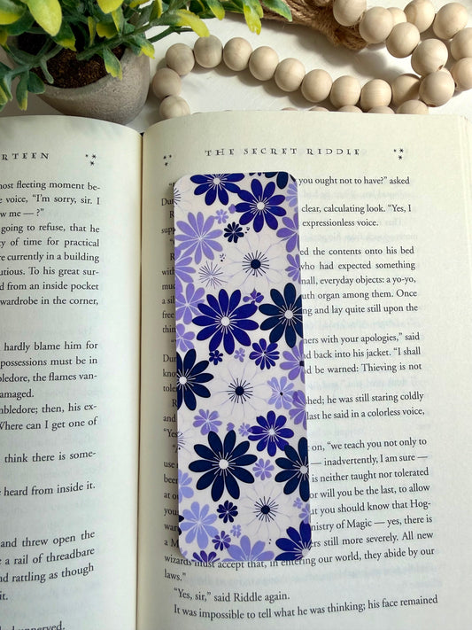 Twilight Flower Garden bookmark