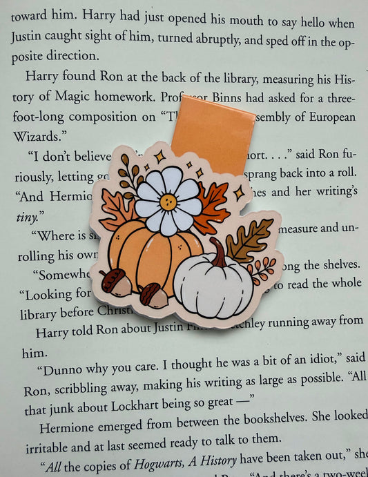 Hello autumn magnetic bookmark
