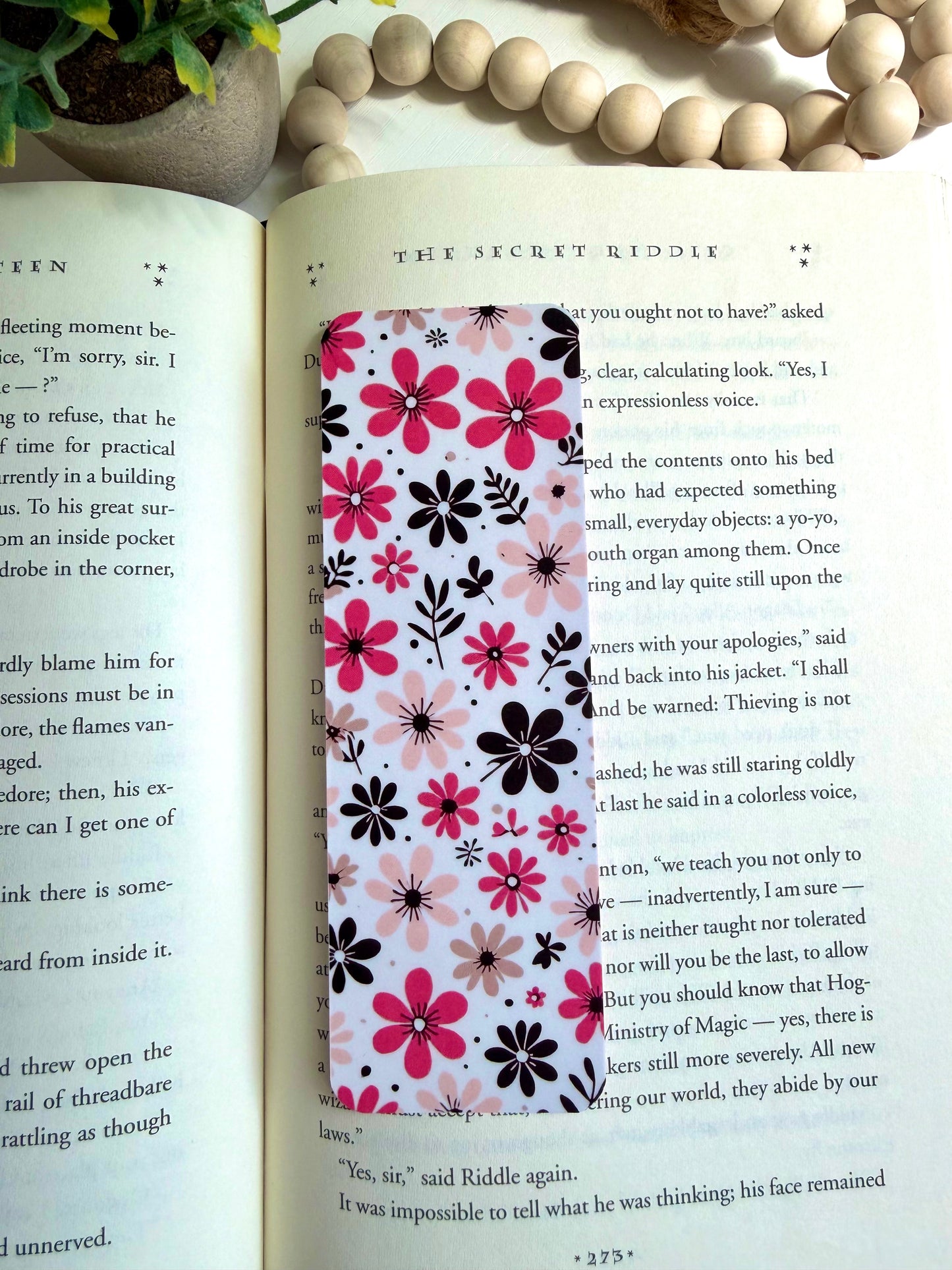 Rosy Garden Bookmark