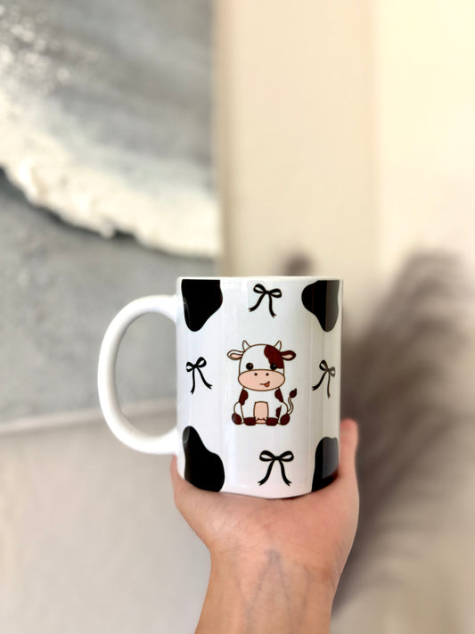 Moo and bows mug