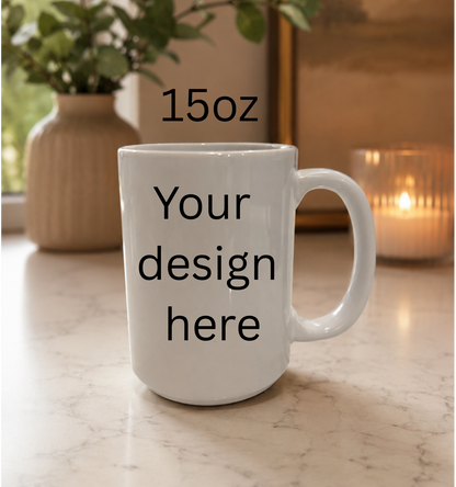 Customizable mug (front and back)