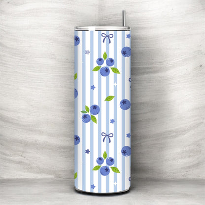 Blueberry cottage tumbler