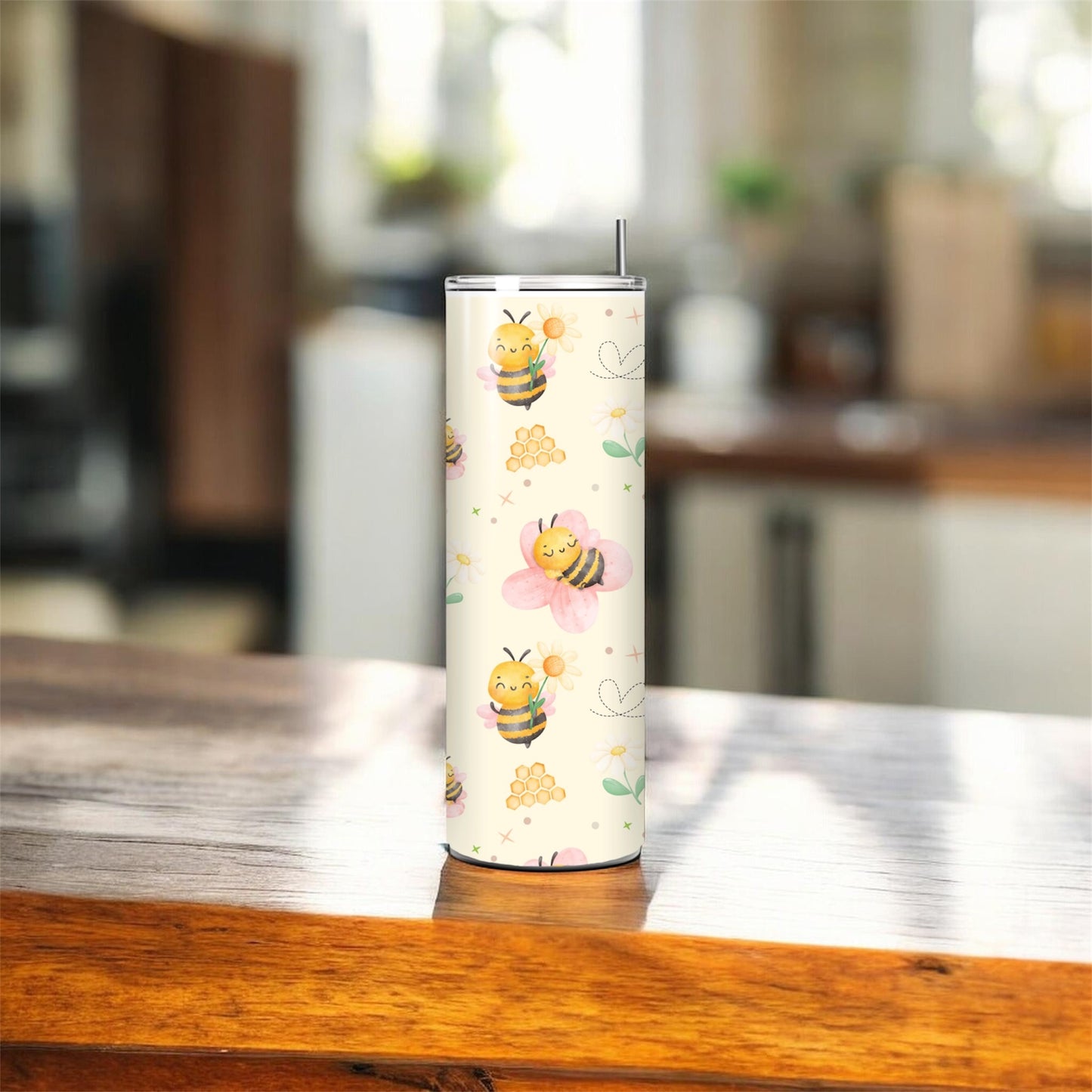 Blooming bees tumbler