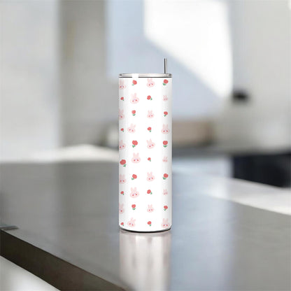 Blush bunny blooms tumbler