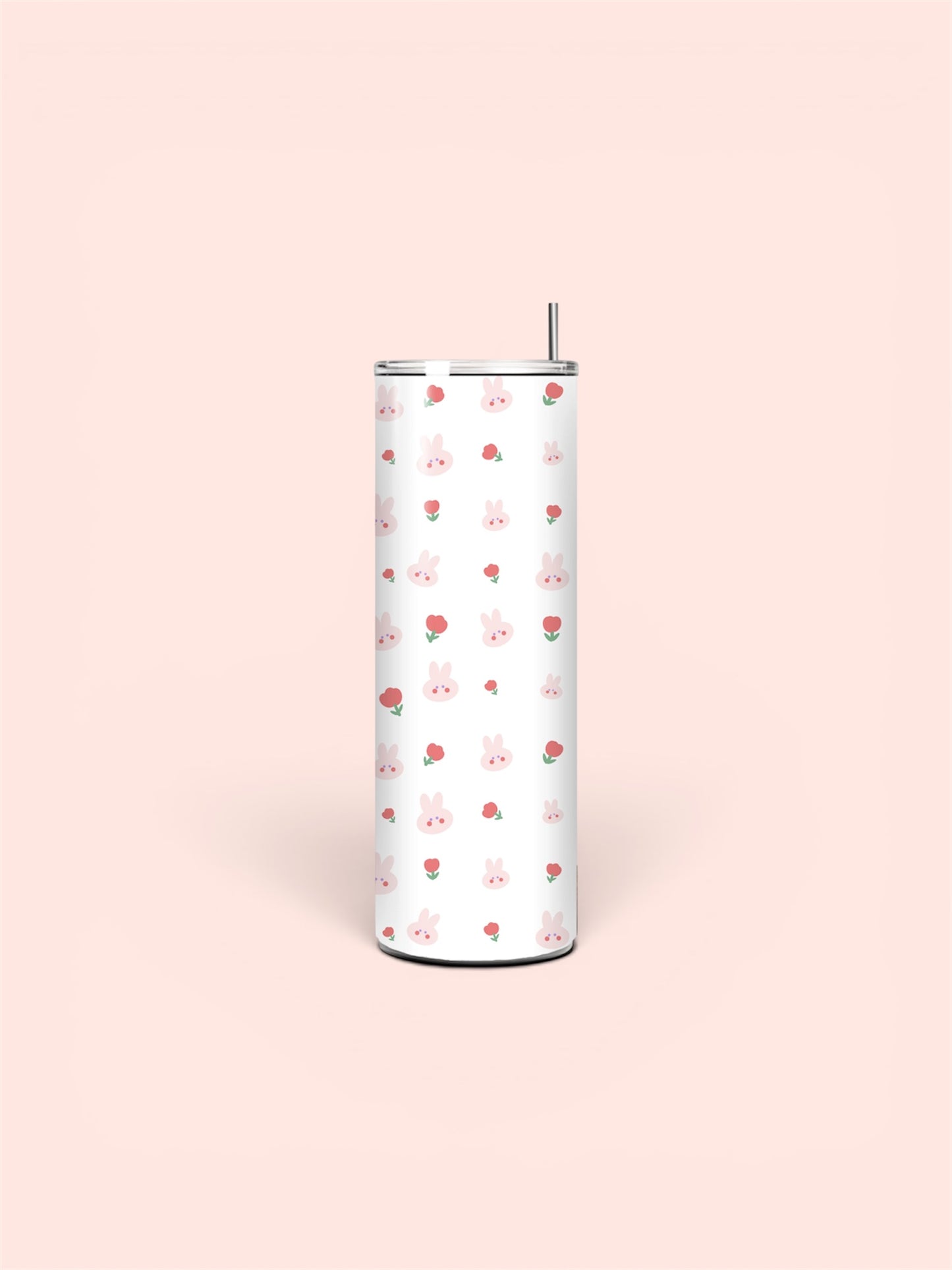 Blush bunny blooms tumbler