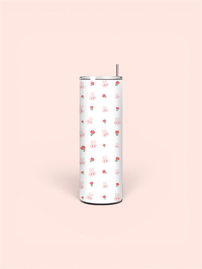 Blush bunny blooms tumbler