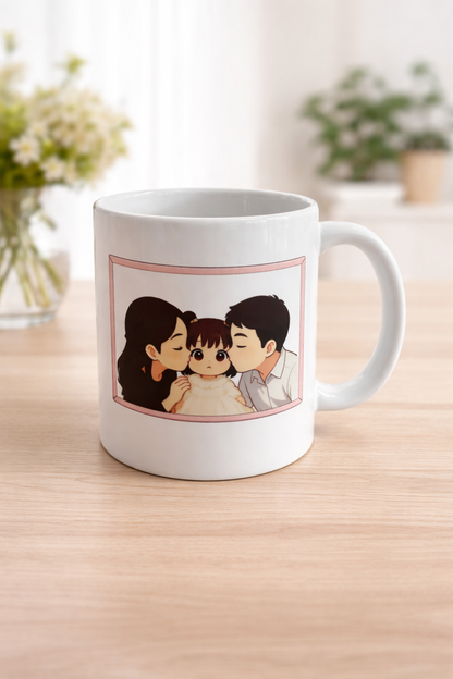 Customizable chibi mug