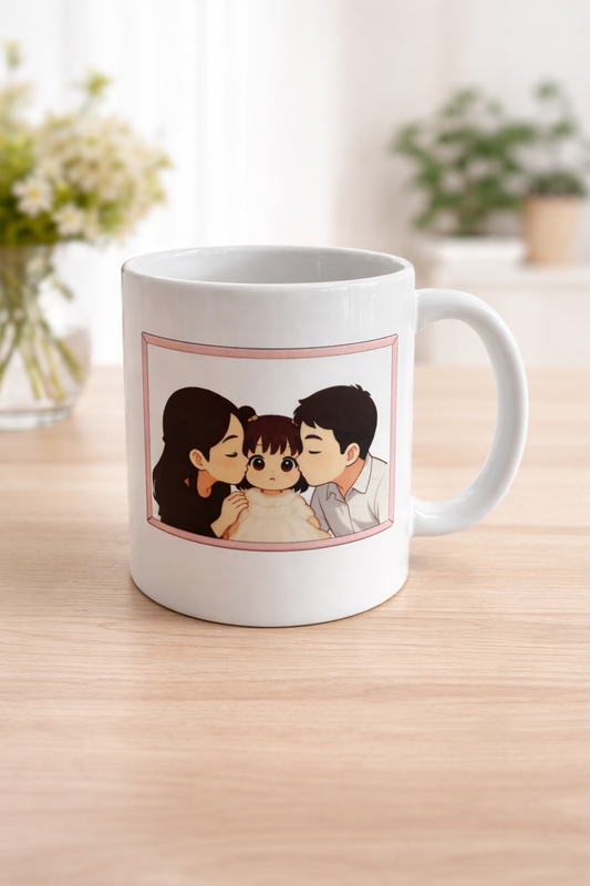 Customizable chibi mug