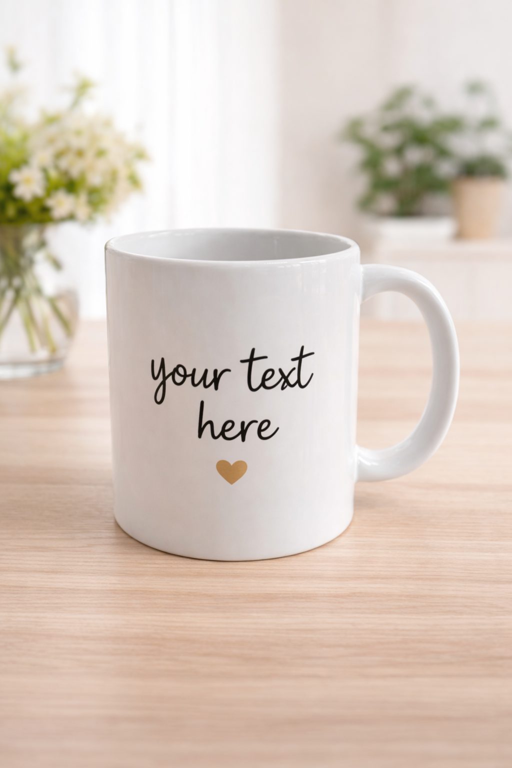 Customizable chibi mug