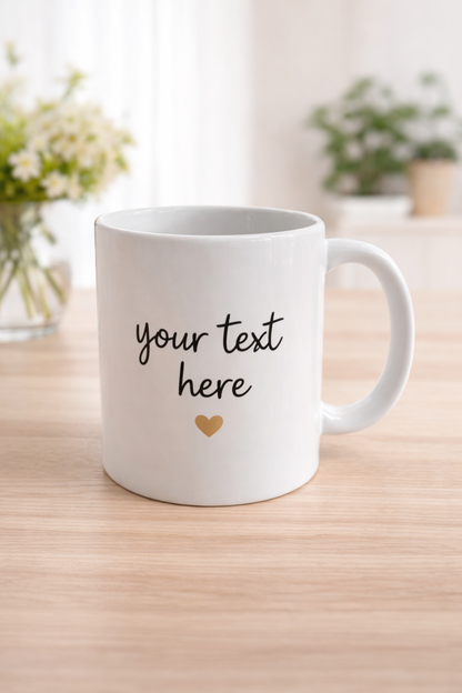 Customizable chibi mug
